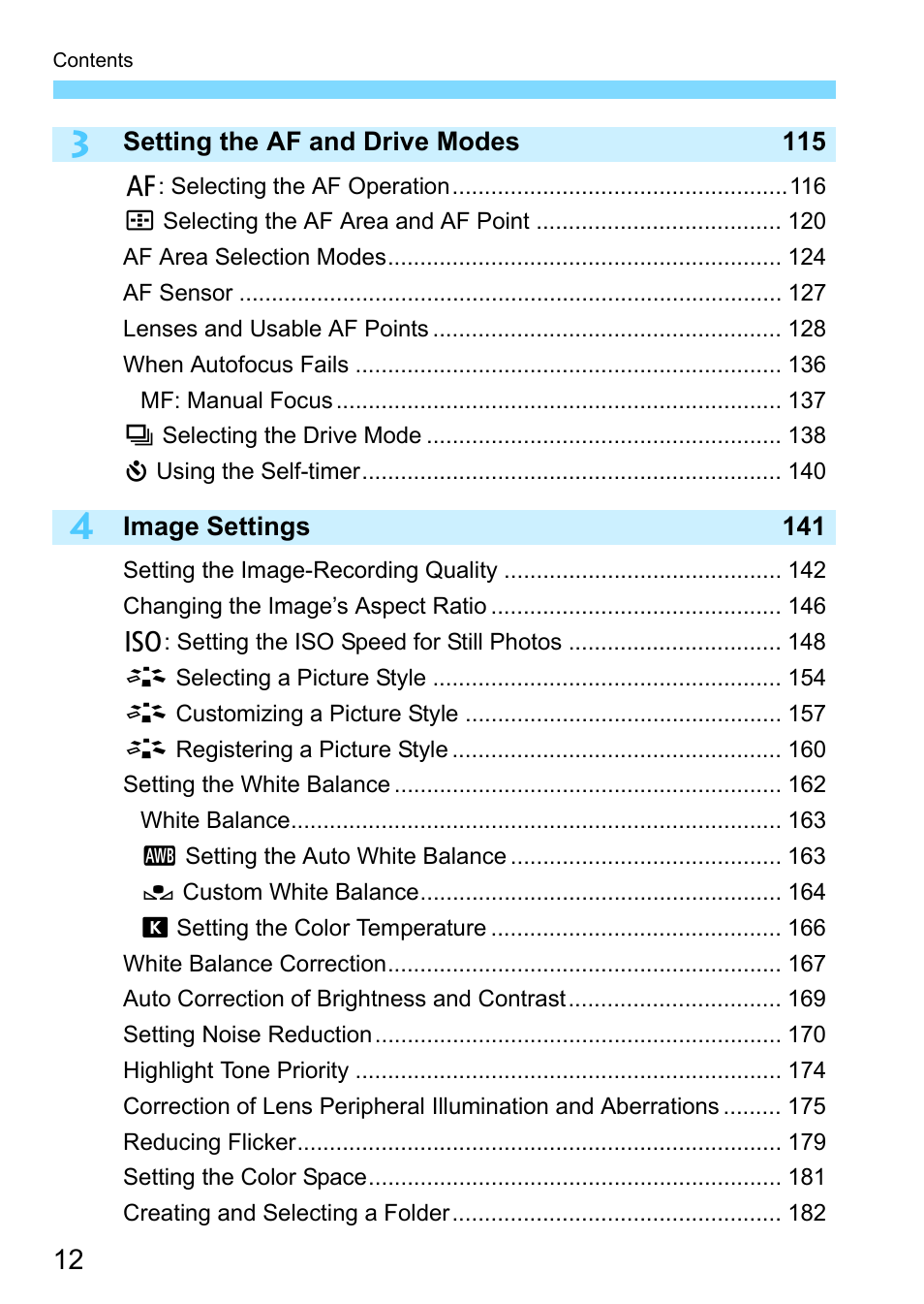 Canon EOS 80D User Manual | Page 12 / 526