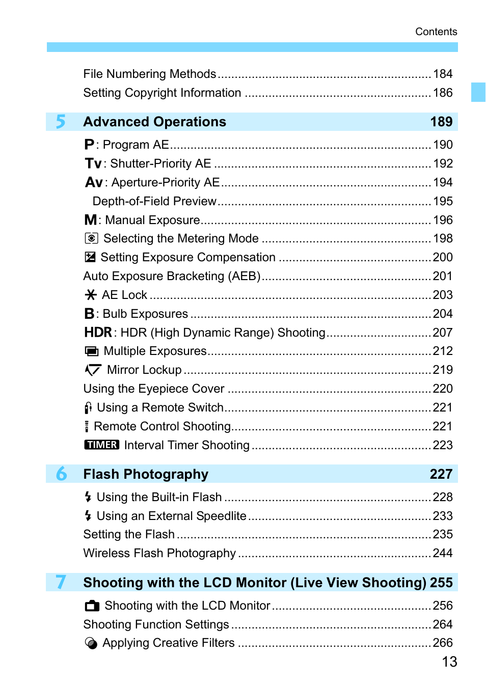 Canon EOS 80D User Manual | Page 13 / 526