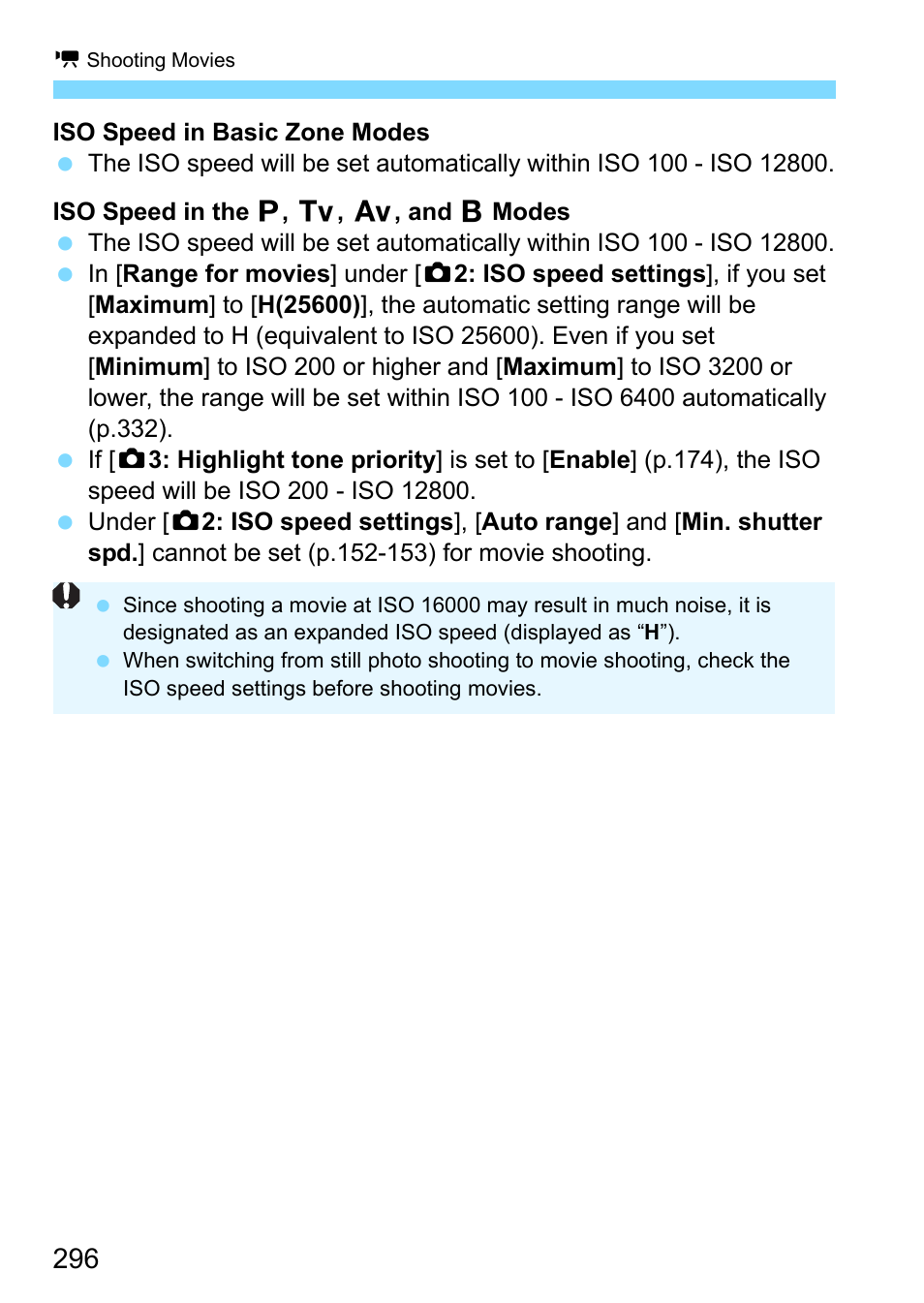 Ages 296 and | Canon EOS 80D User Manual | Page 296 / 526