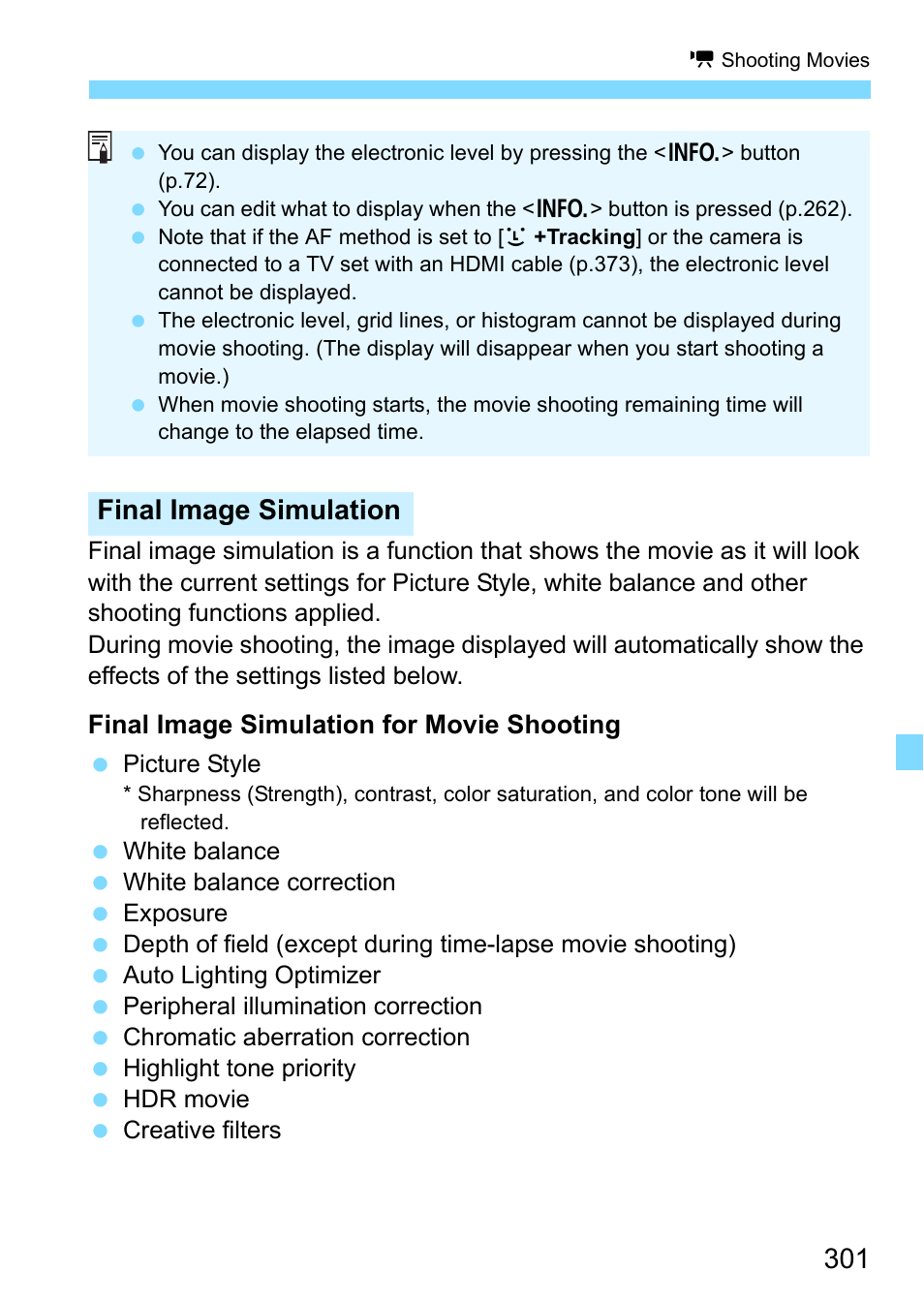 Final image simulation | Canon EOS 80D User Manual | Page 301 / 526