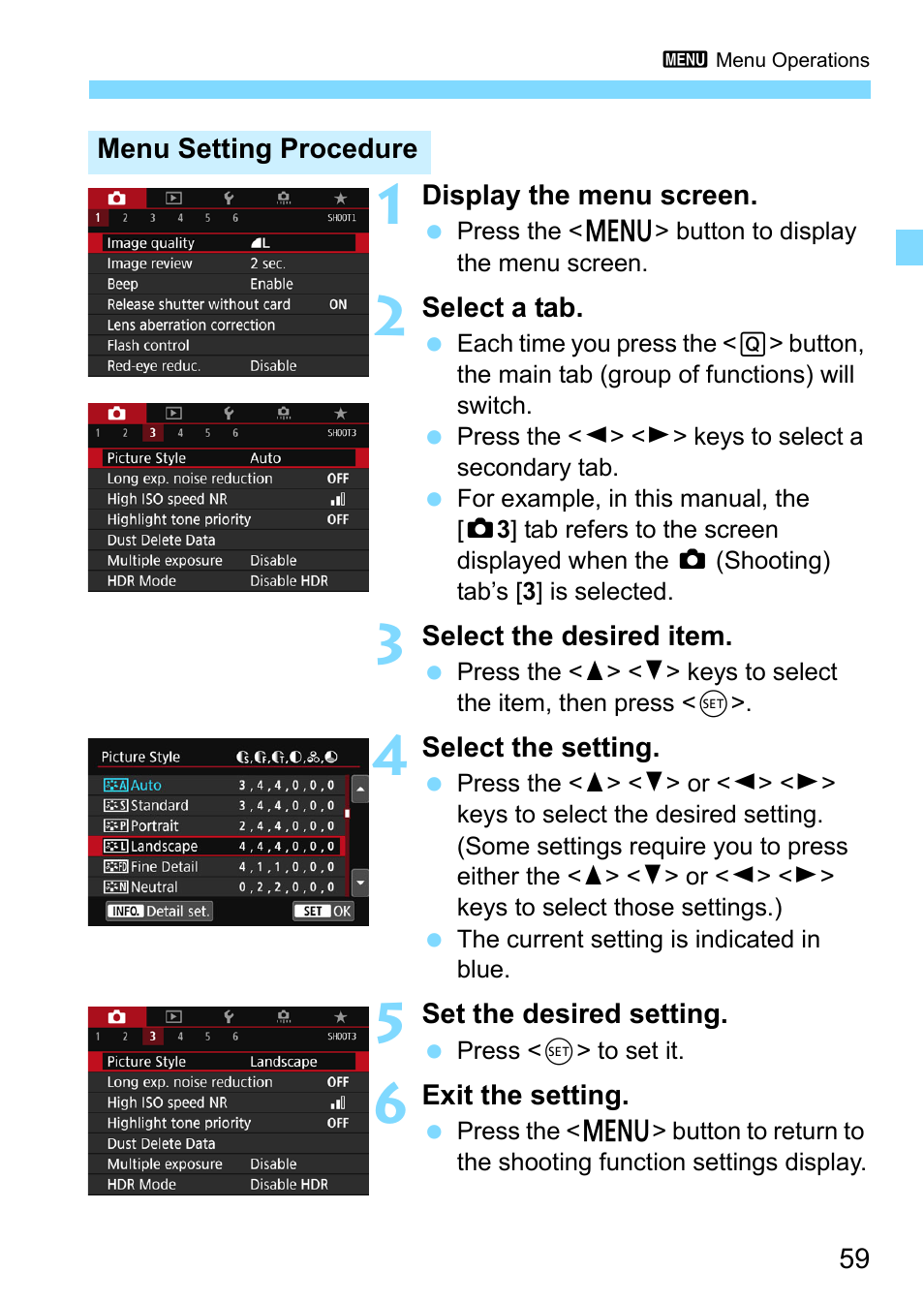 Canon EOS 80D User Manual | Page 59 / 526