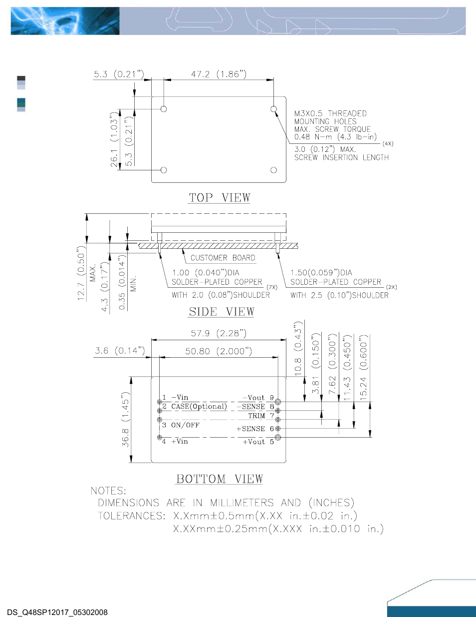 Delta Electronics Q48SP User Manual | Page 13 / 14