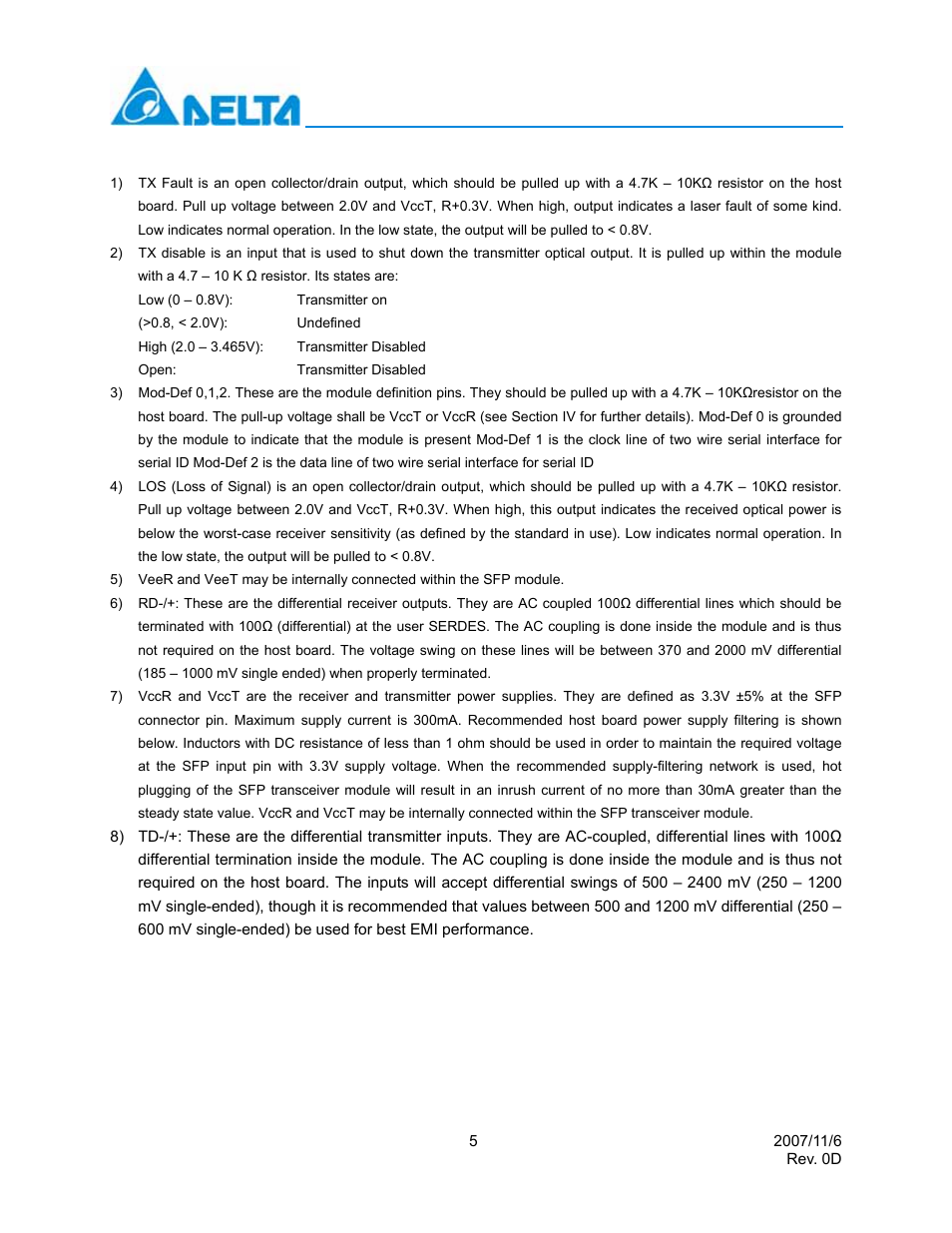 Delta Electronics LCP-155A4HSRBx User Manual | Page 5 / 12