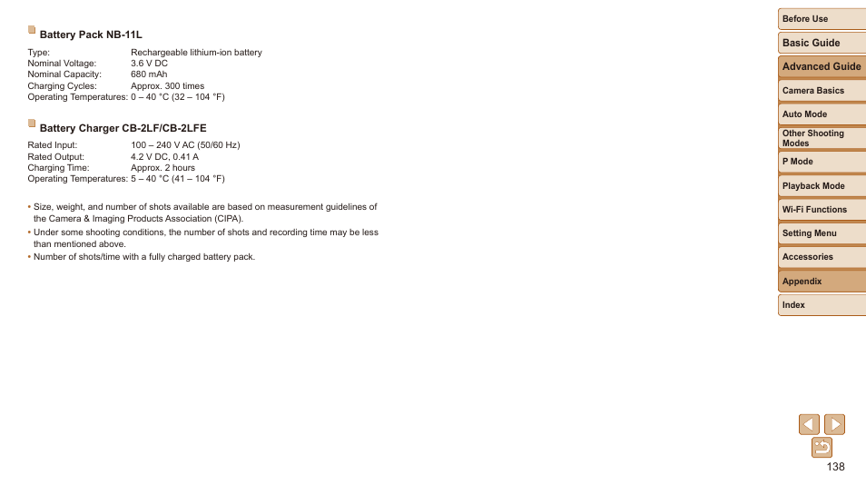 Canon IXUS 180 User Manual | Page 138 / 143