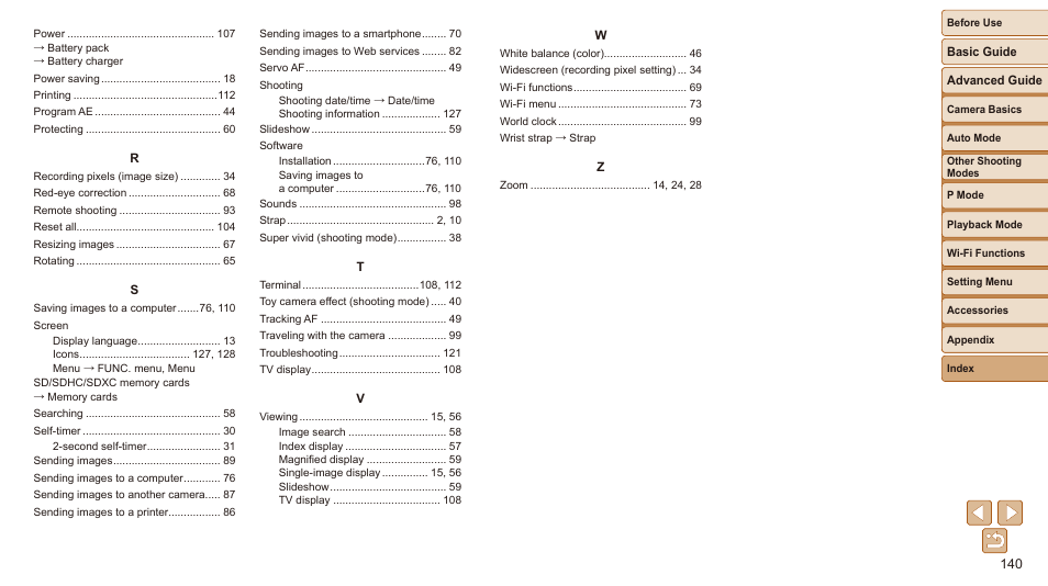 Canon IXUS 180 User Manual | Page 140 / 143