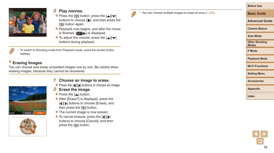 Canon IXUS 180 User Manual | Page 16 / 143