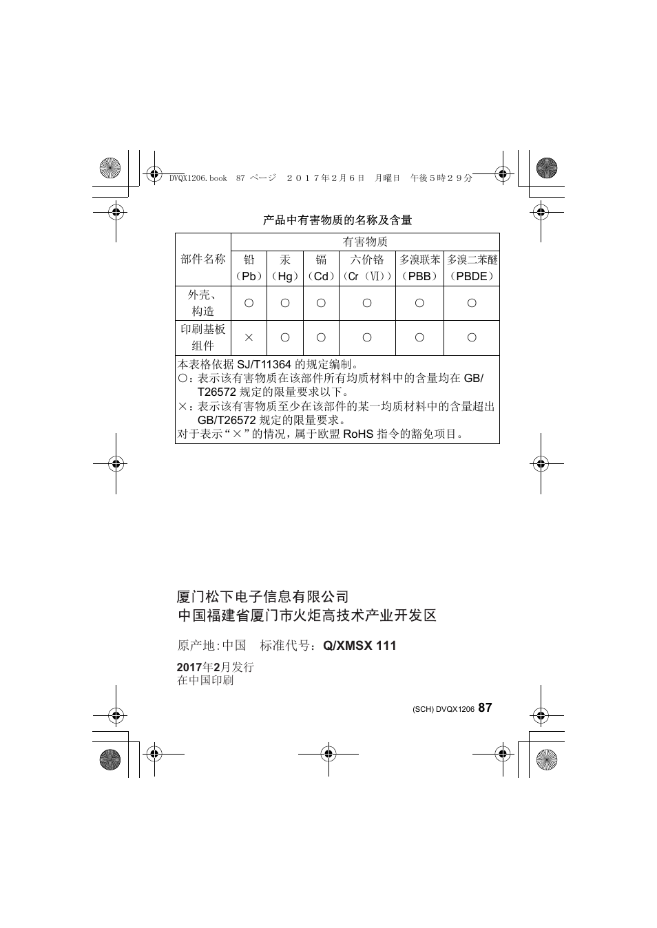 Panasonic Lumix GH5 User Manual | Page 87 / 132