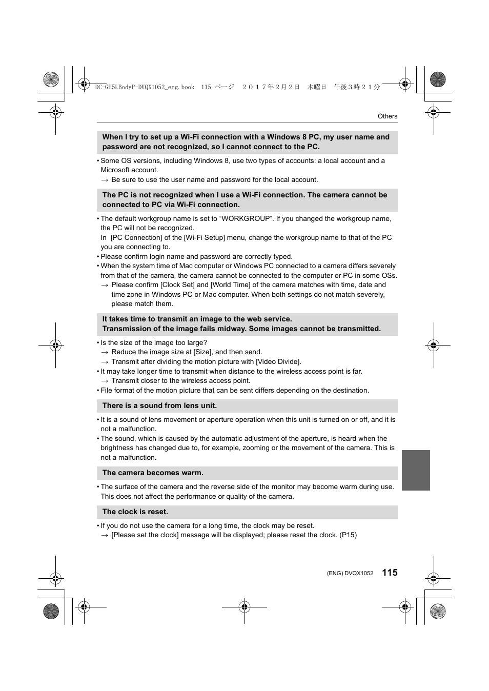 Panasonic Lumix GH5 User Manual | Page 115 / 128