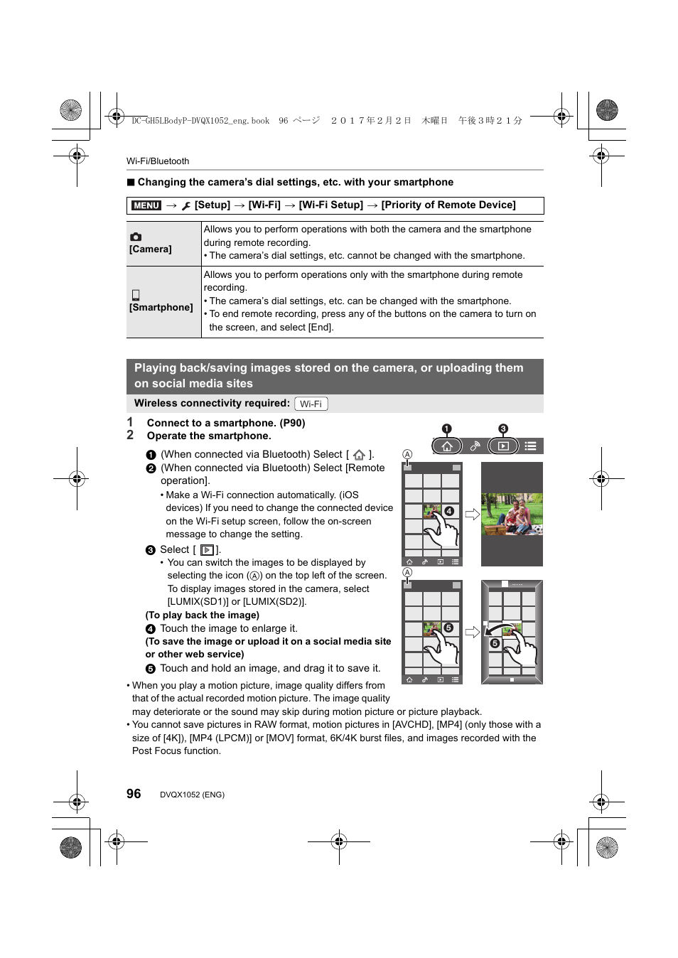 Panasonic Lumix GH5 User Manual | Page 96 / 128