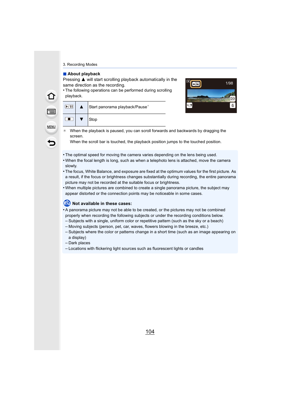 Panasonic Lumix DMC-G7 body User Manual | Page 104 / 411