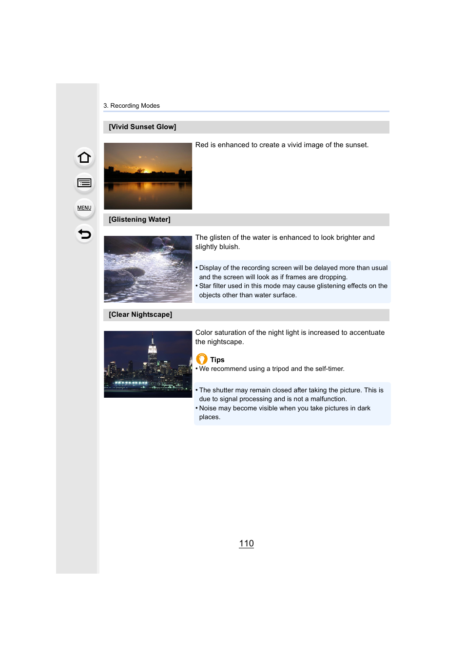 Panasonic Lumix DMC-G7 body User Manual | Page 110 / 411