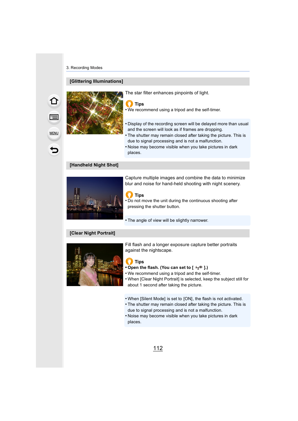 Panasonic Lumix DMC-G7 body User Manual | Page 112 / 411