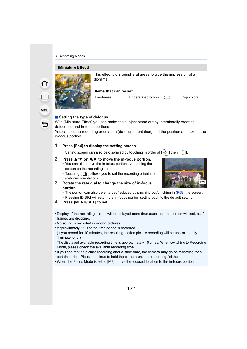 Panasonic Lumix DMC-G7 body User Manual | Page 122 / 411