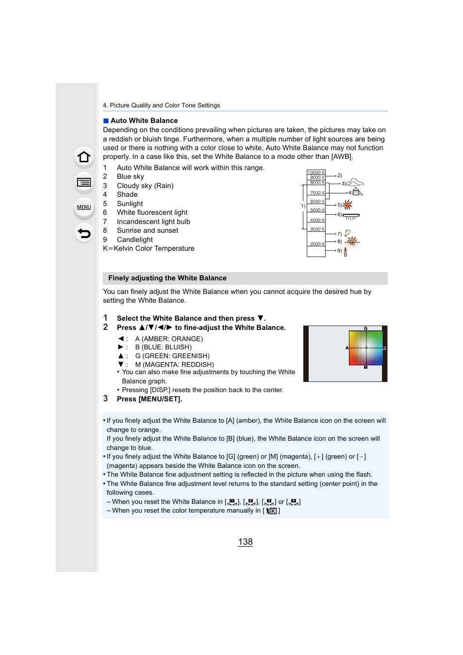 P138 | Panasonic Lumix DMC-G7 body User Manual | Page 138 / 411