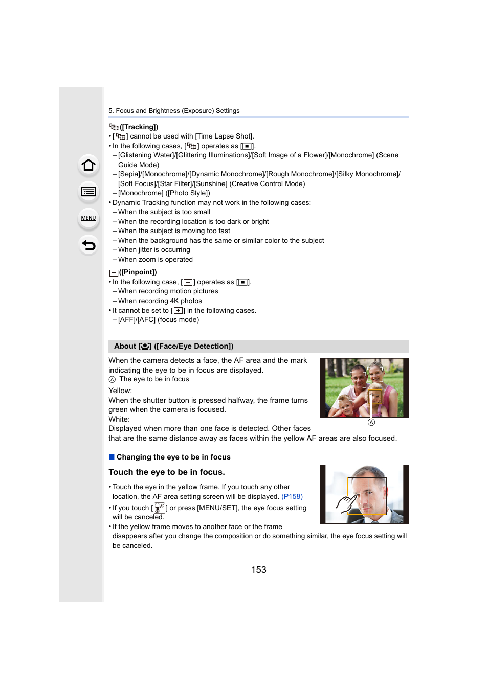 P153) | Panasonic Lumix DMC-G7 body User Manual | Page 153 / 411