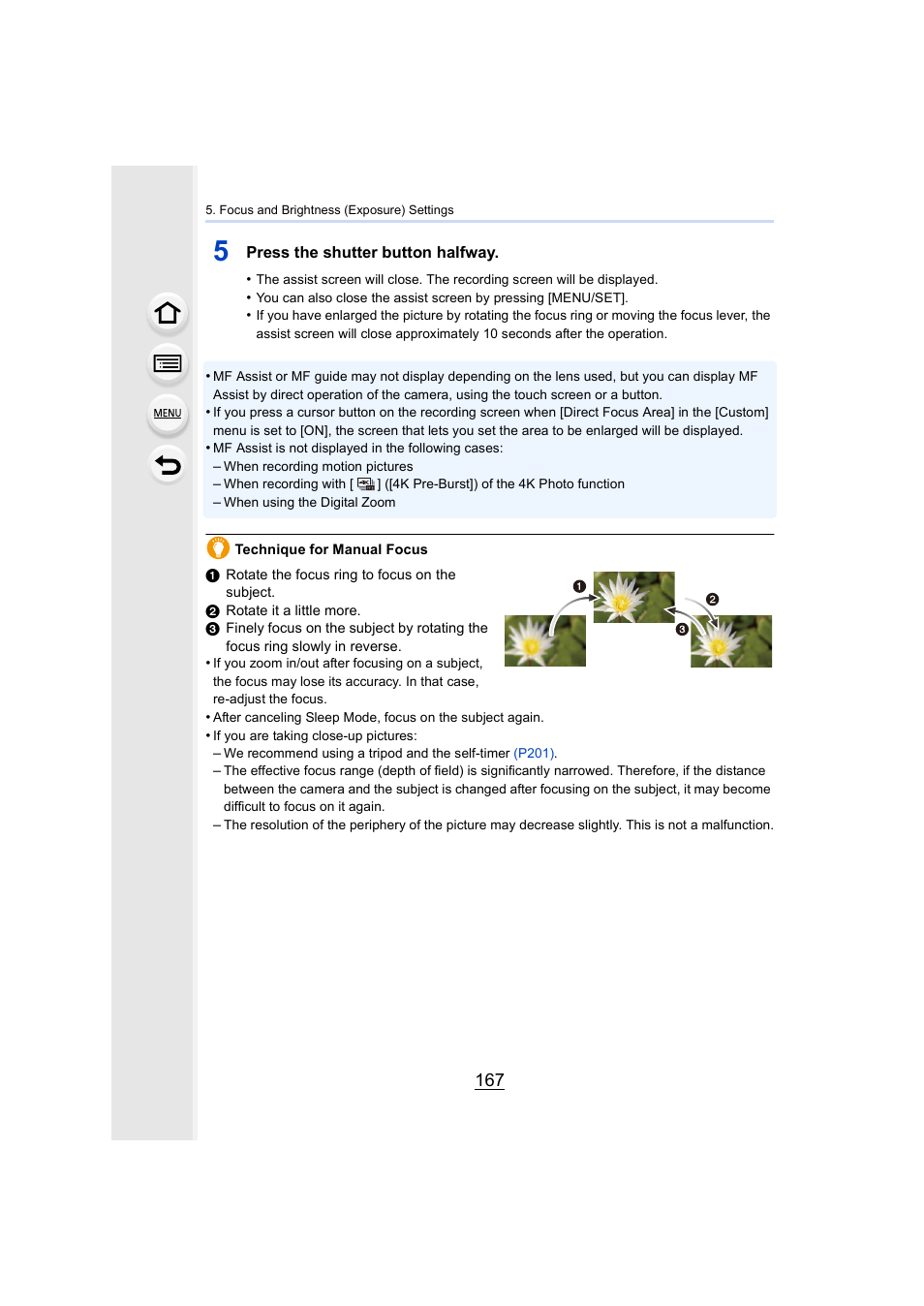 Panasonic Lumix DMC-G7 body User Manual | Page 167 / 411