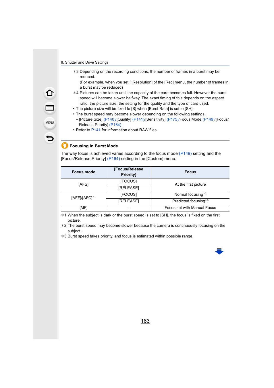Panasonic Lumix DMC-G7 body User Manual | Page 183 / 411