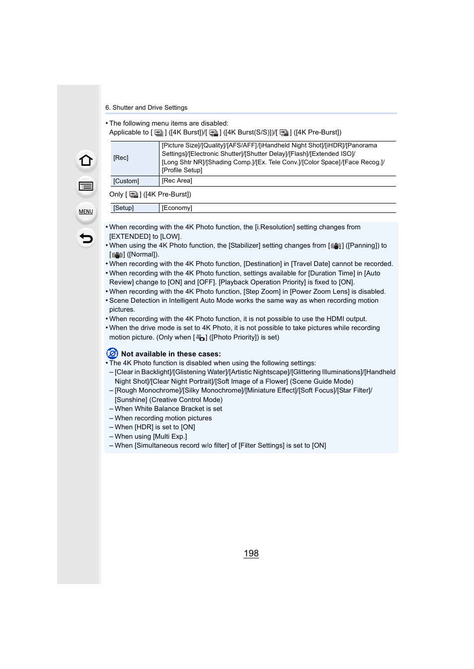 Panasonic Lumix DMC-G7 body User Manual | Page 198 / 411