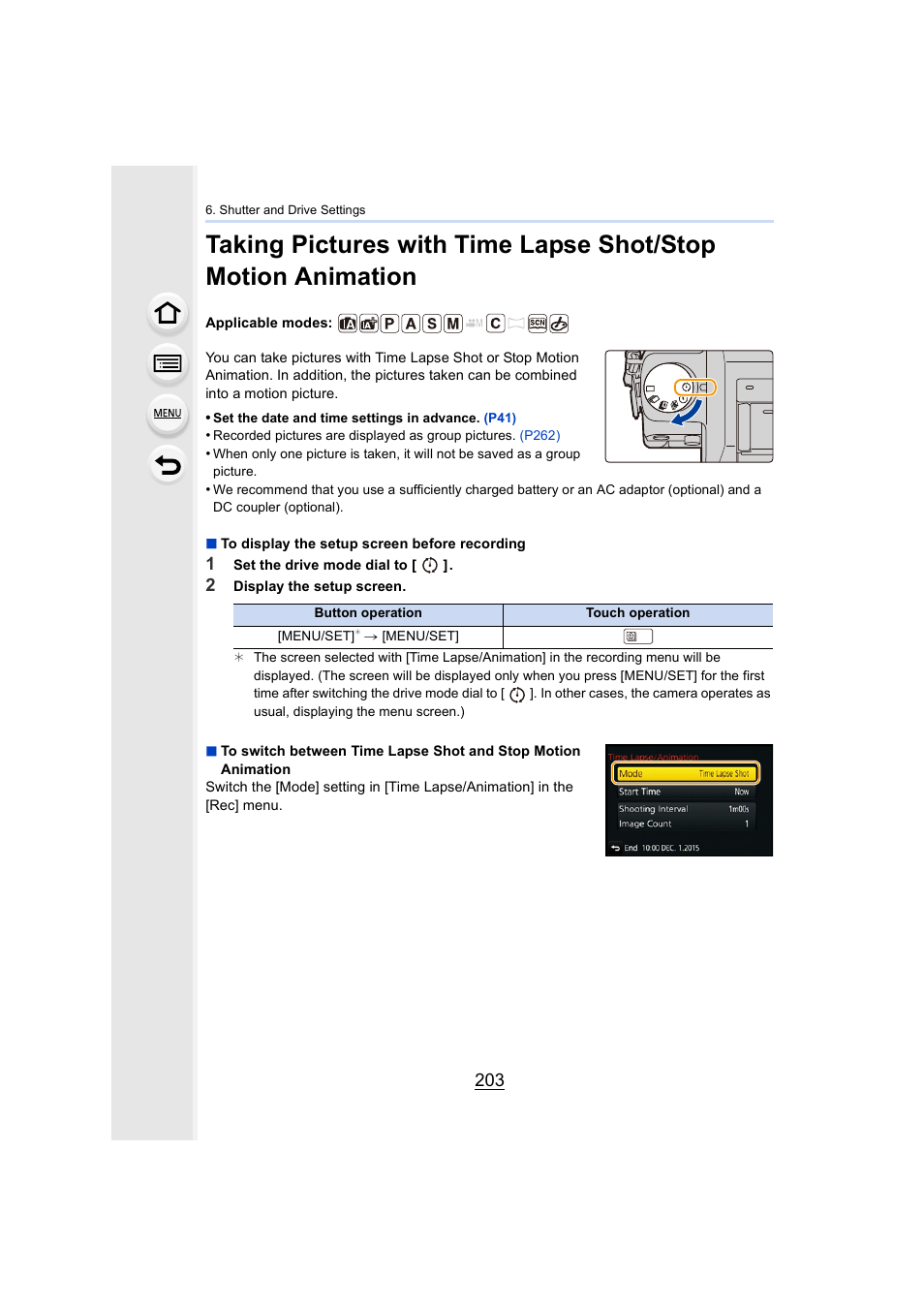 Panasonic Lumix DMC-G7 body User Manual | Page 203 / 411
