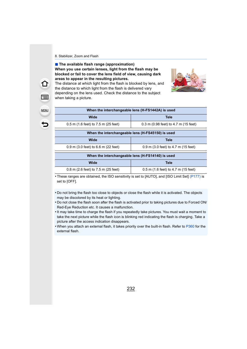 P232 | Panasonic Lumix DMC-G7 body User Manual | Page 232 / 411