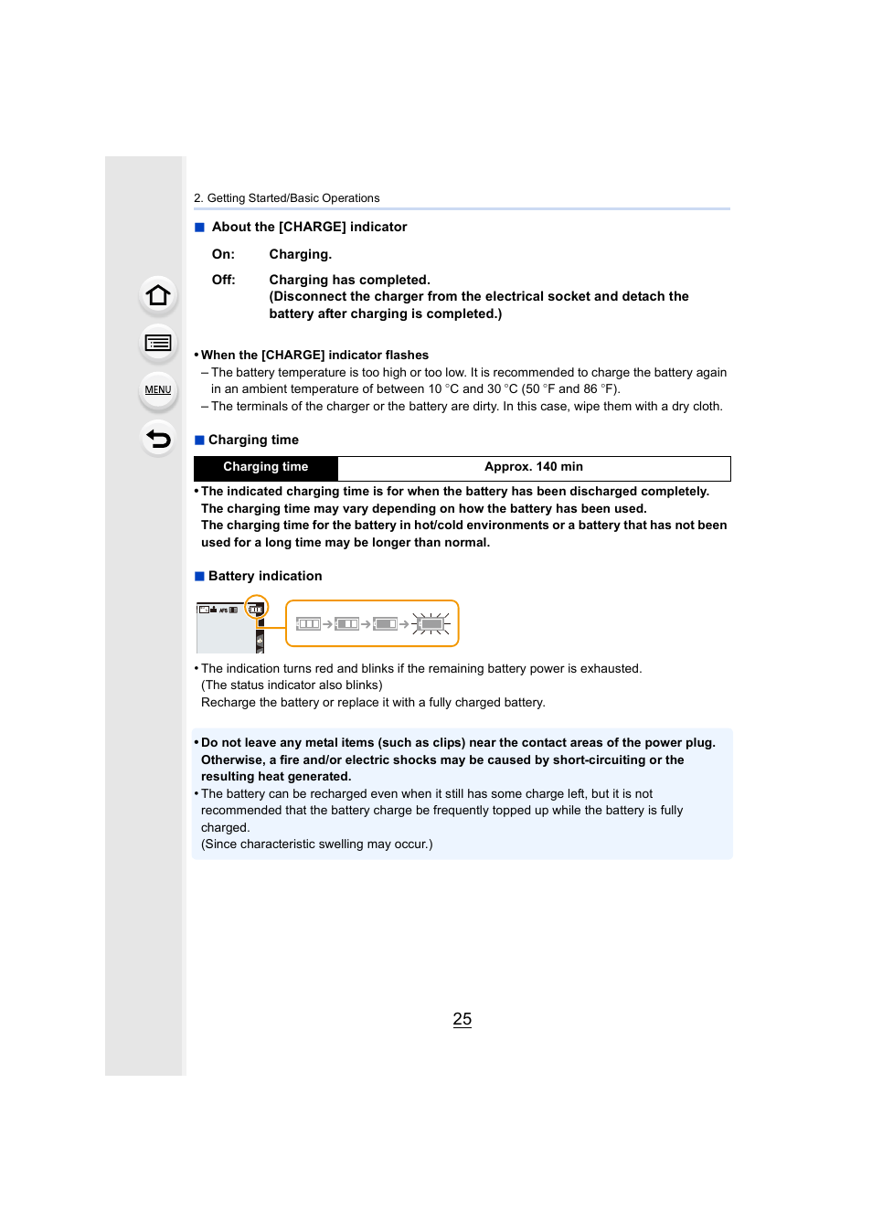 Panasonic Lumix DMC-G7 body User Manual | Page 25 / 411