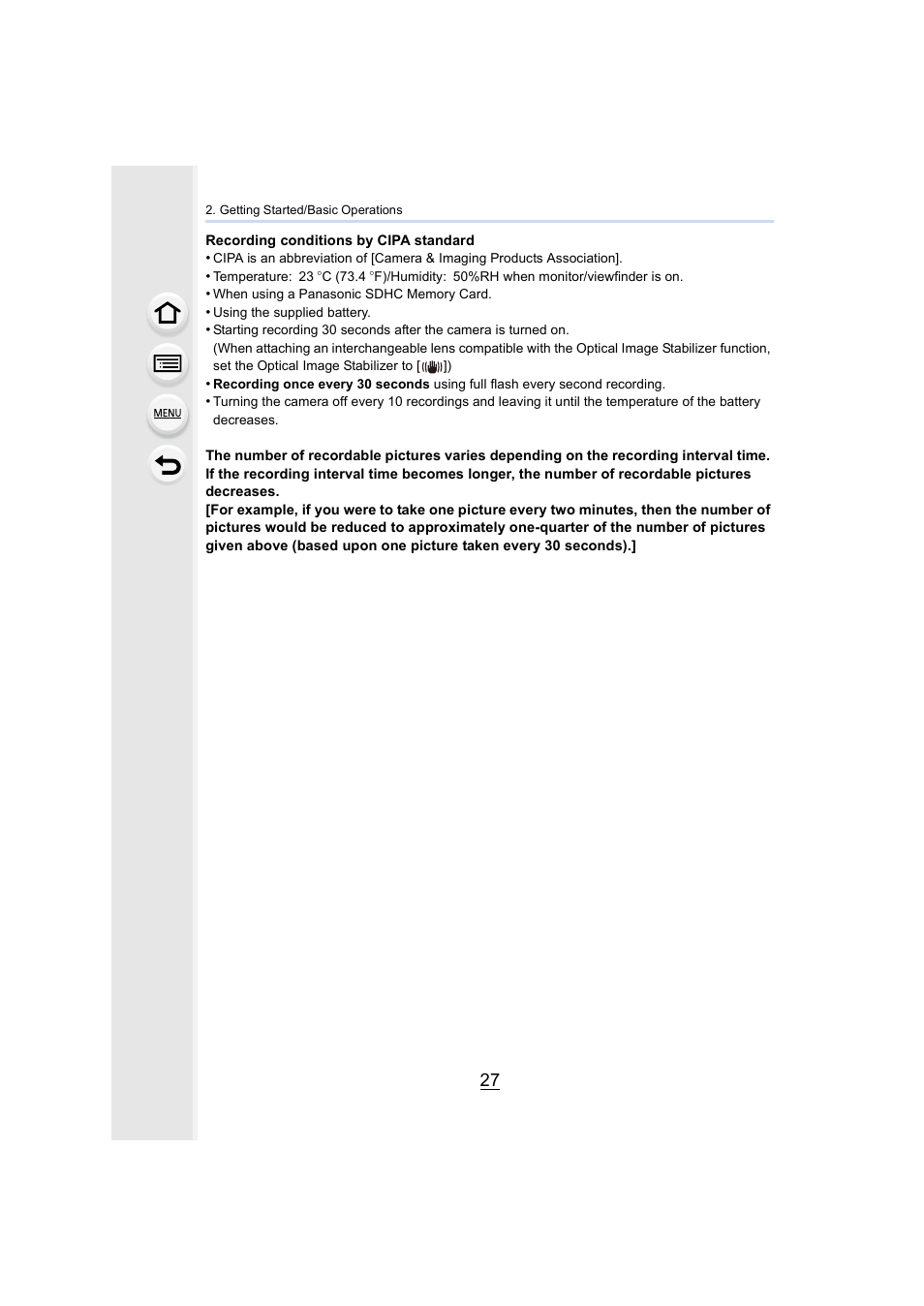 Panasonic Lumix DMC-G7 body User Manual | Page 27 / 411