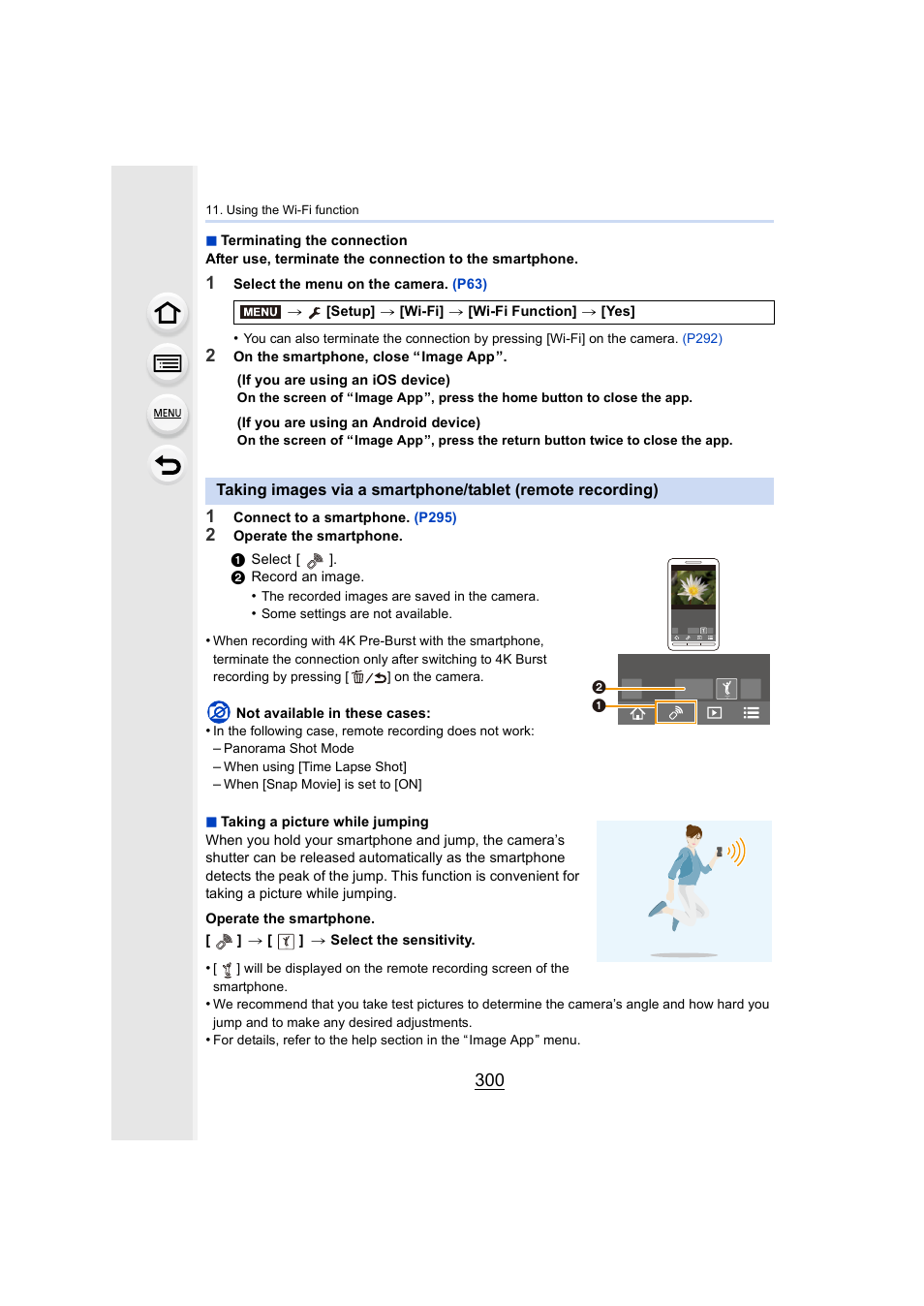 P300, P300) | Panasonic Lumix DMC-G7 body User Manual | Page 300 / 411
