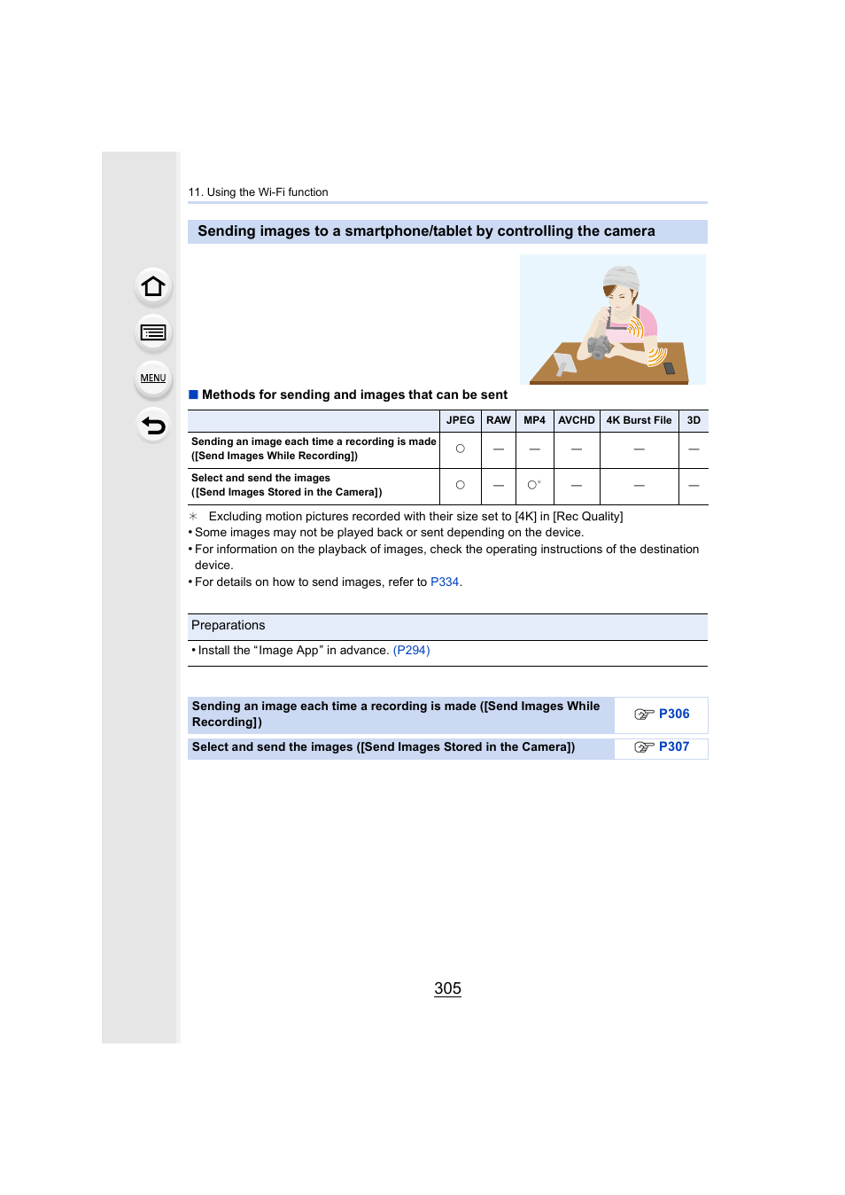 Panasonic Lumix DMC-G7 body User Manual | Page 305 / 411