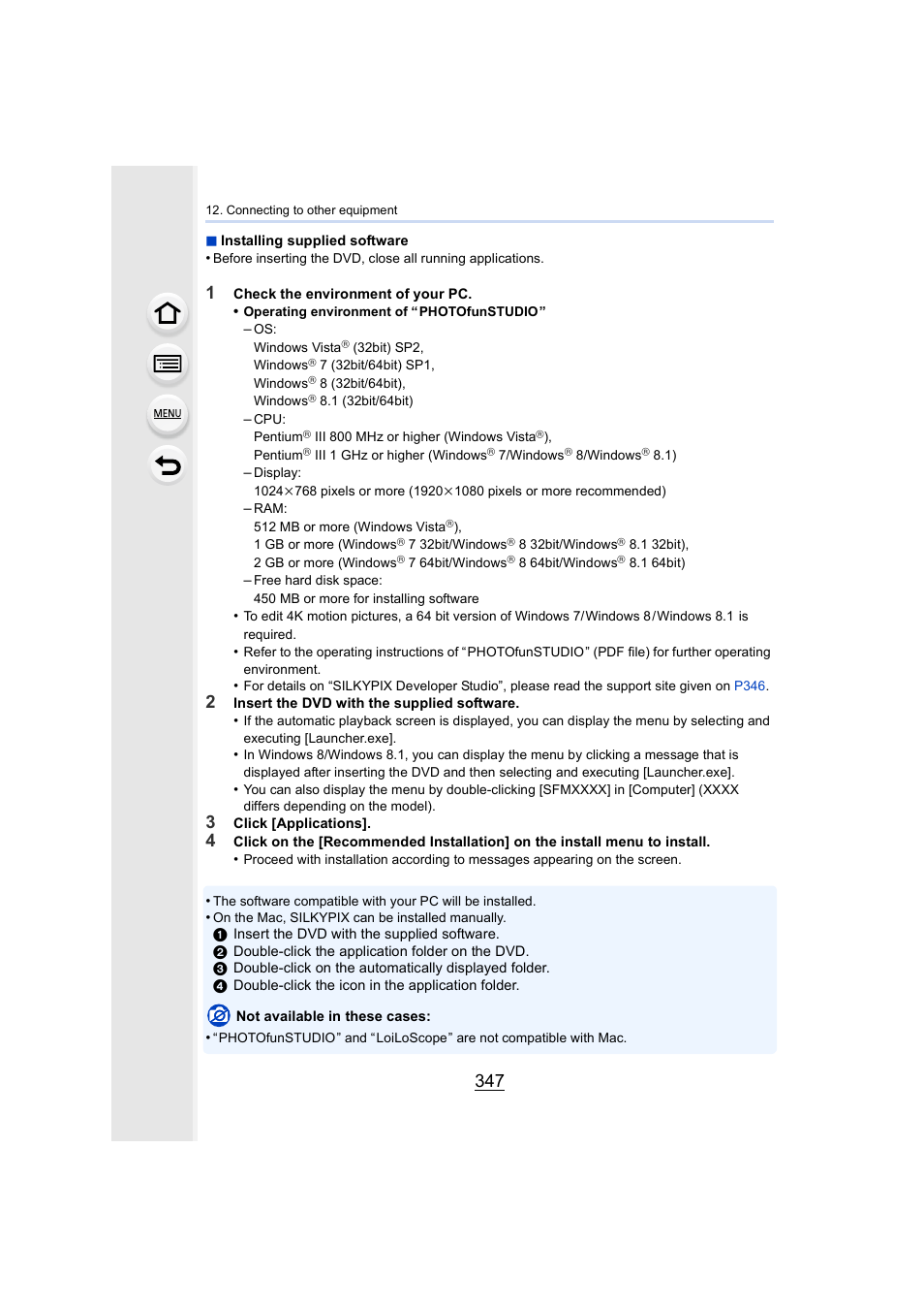 Panasonic Lumix DMC-G7 body User Manual | Page 347 / 411