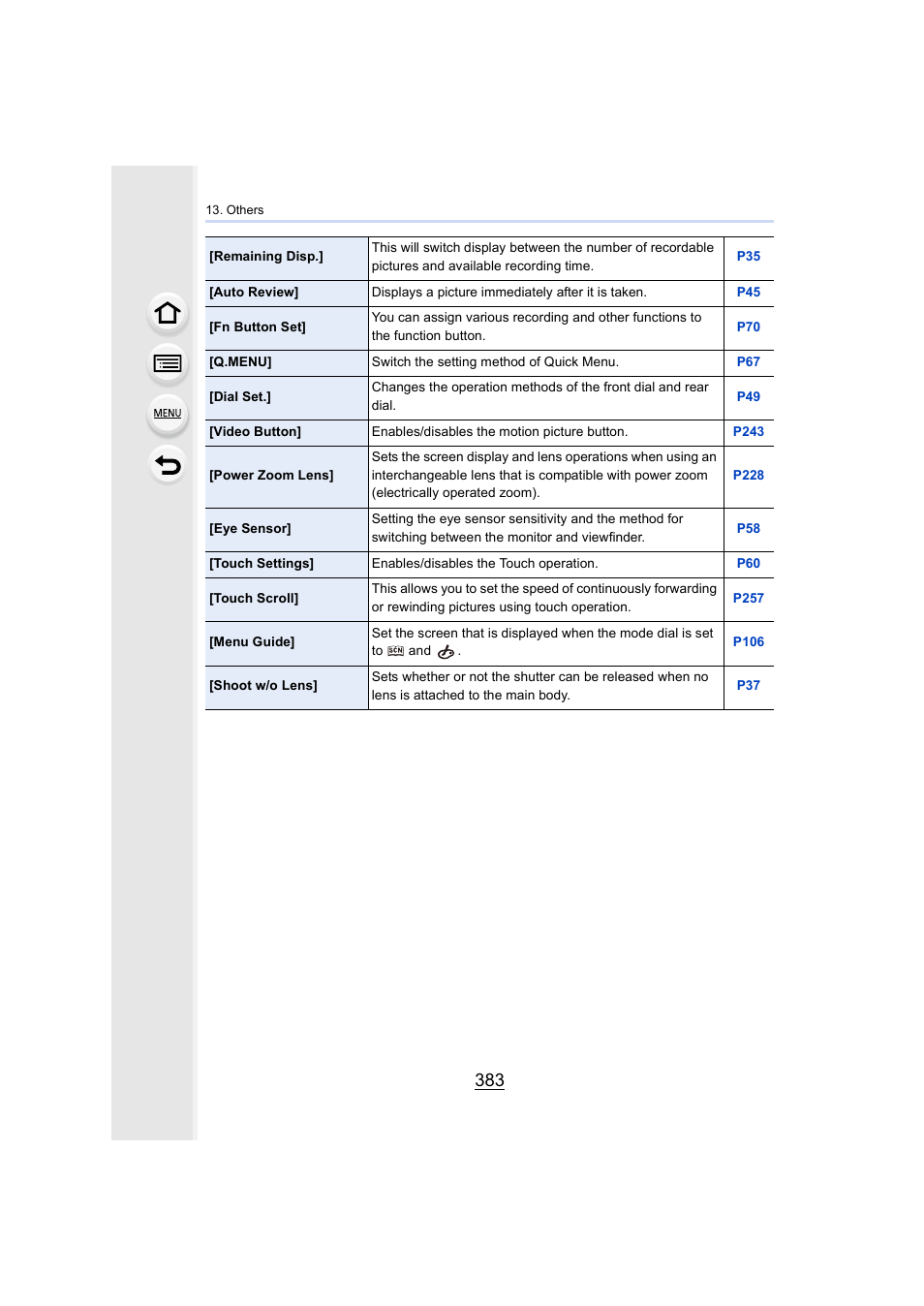 Panasonic Lumix DMC-G7 body User Manual | Page 383 / 411