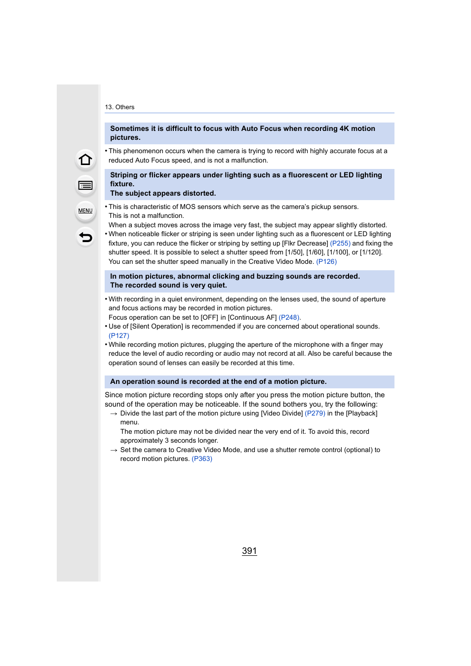 Panasonic Lumix DMC-G7 body User Manual | Page 391 / 411