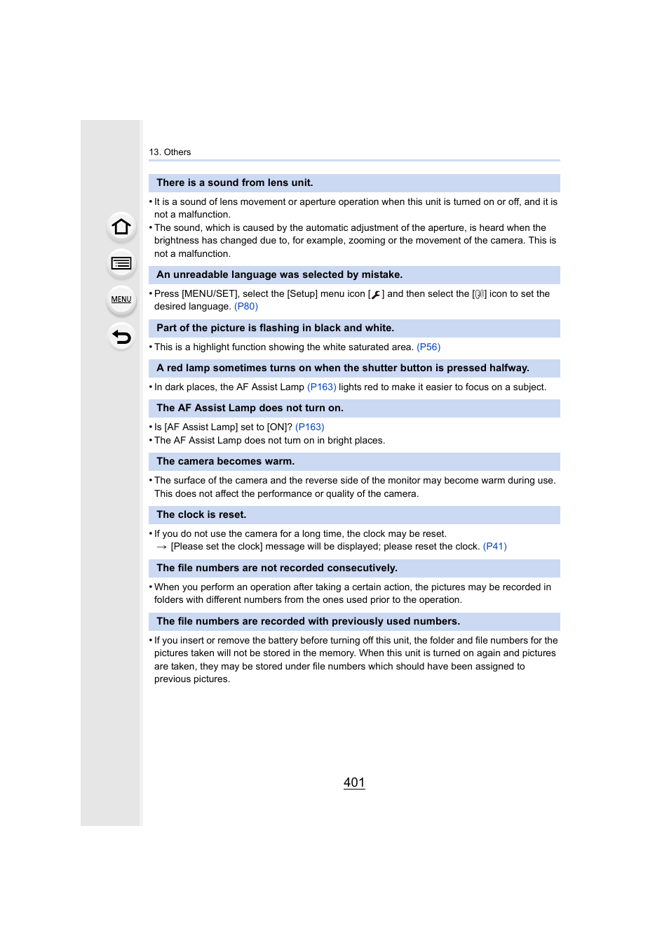 P401) | Panasonic Lumix DMC-G7 body User Manual | Page 401 / 411