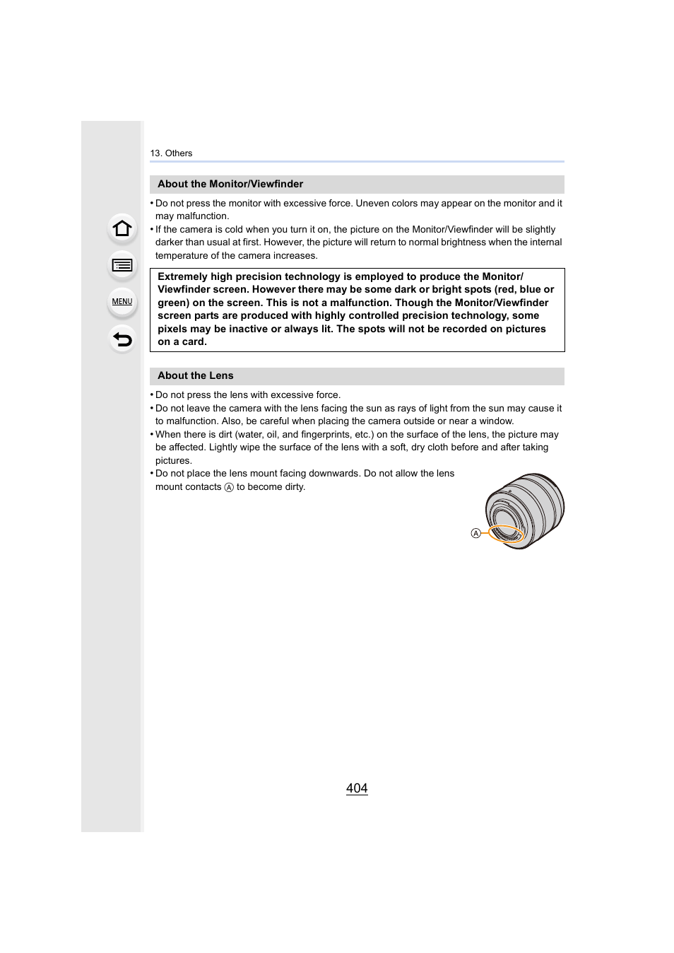 Panasonic Lumix DMC-G7 body User Manual | Page 404 / 411