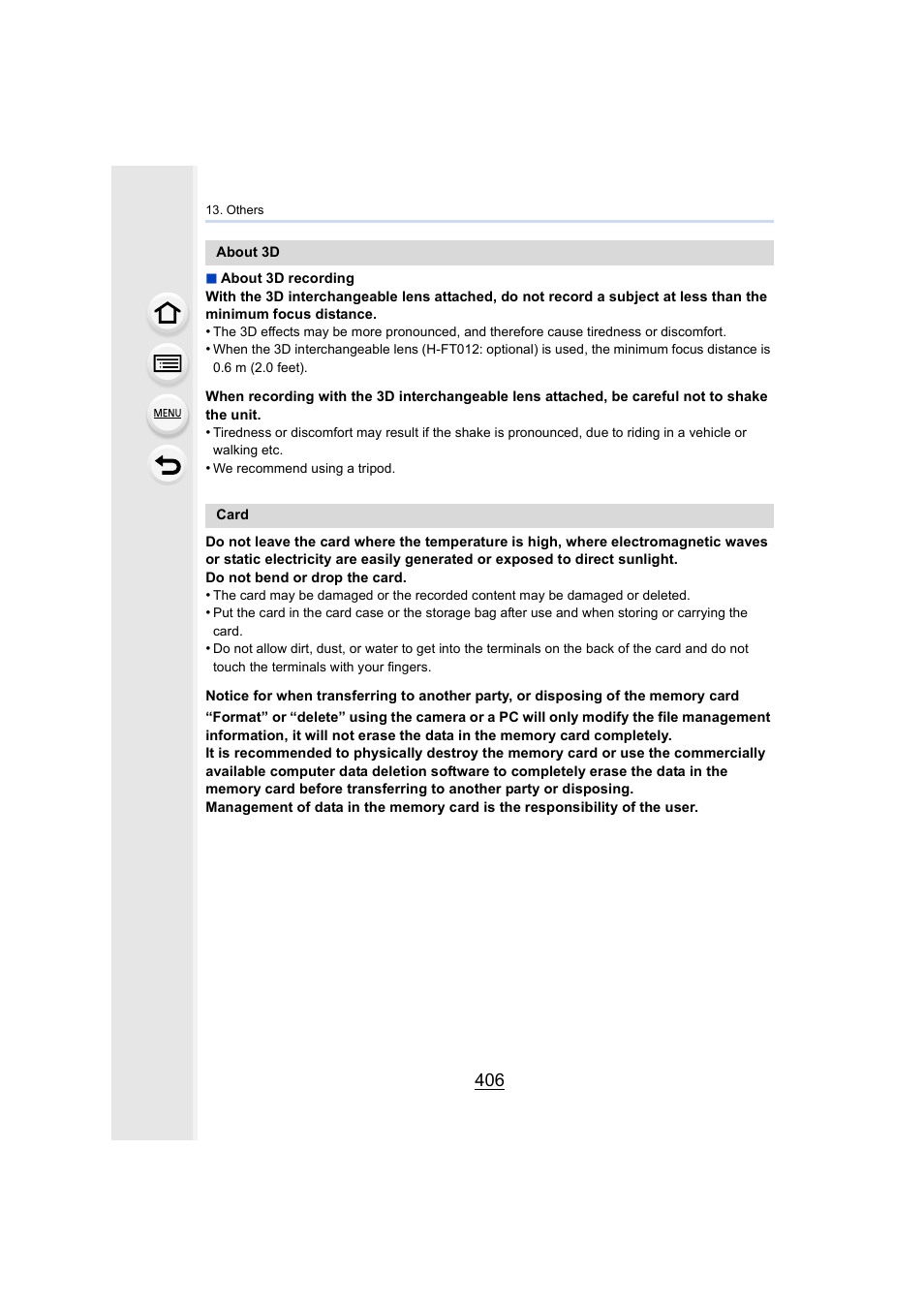 Panasonic Lumix DMC-G7 body User Manual | Page 406 / 411