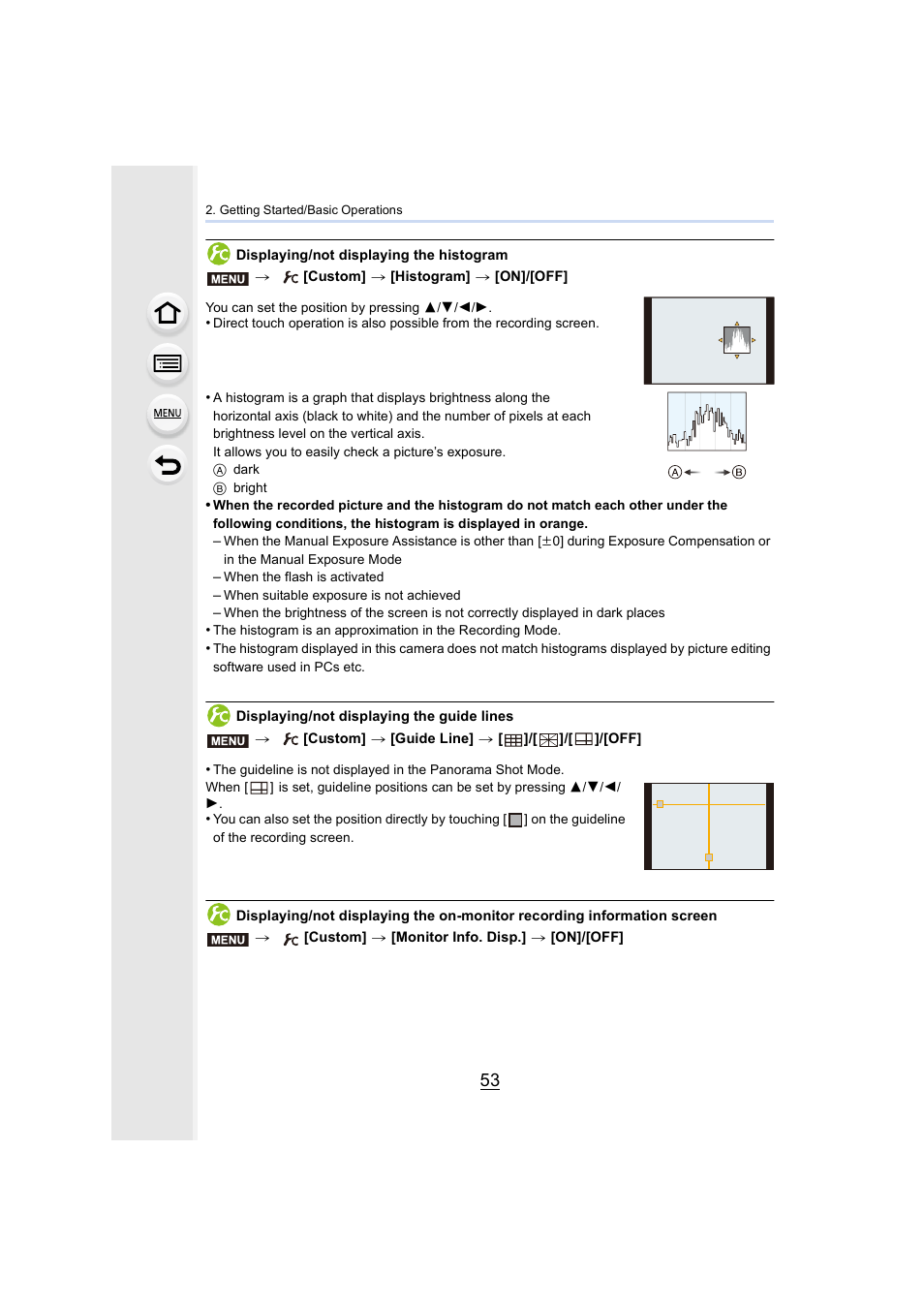 P53) | Panasonic Lumix DMC-G7 body User Manual | Page 53 / 411