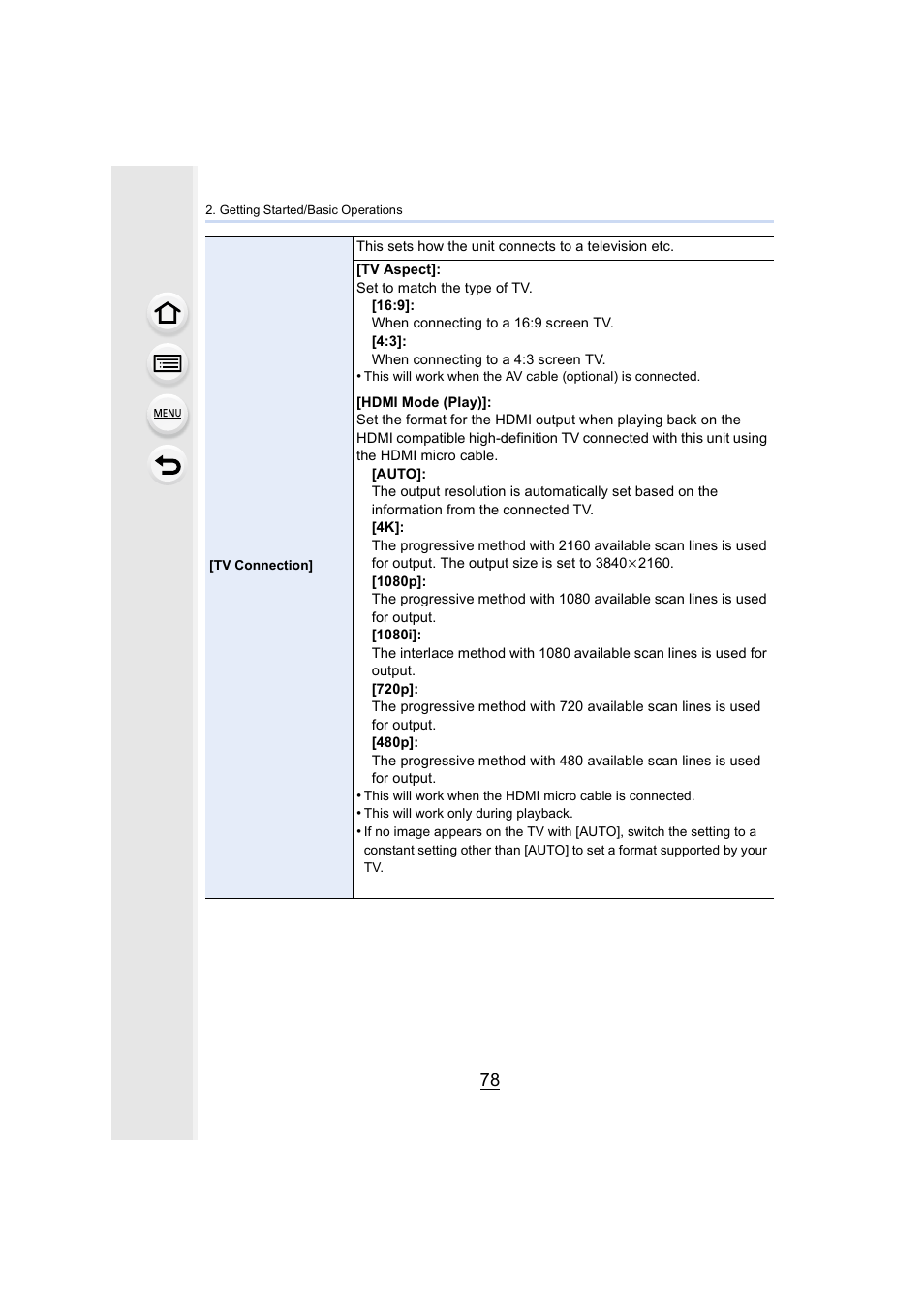 Panasonic Lumix DMC-G7 body User Manual | Page 78 / 411