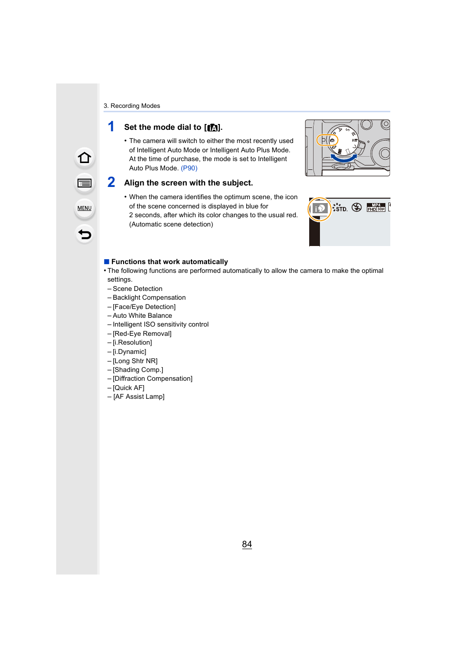 Panasonic Lumix DMC-G7 body User Manual | Page 84 / 411