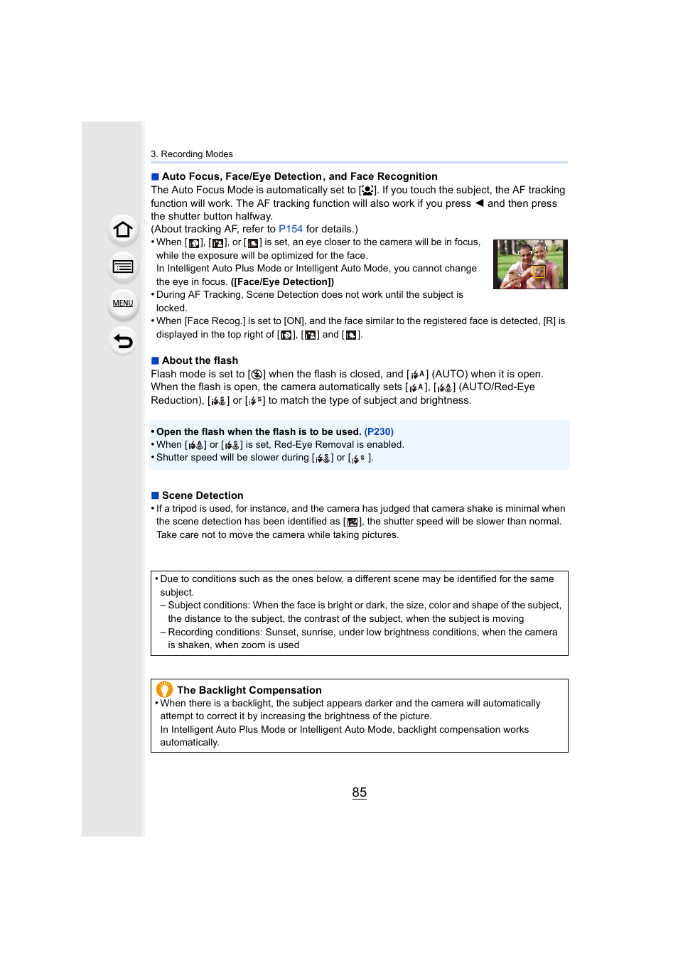 Panasonic Lumix DMC-G7 body User Manual | Page 85 / 411