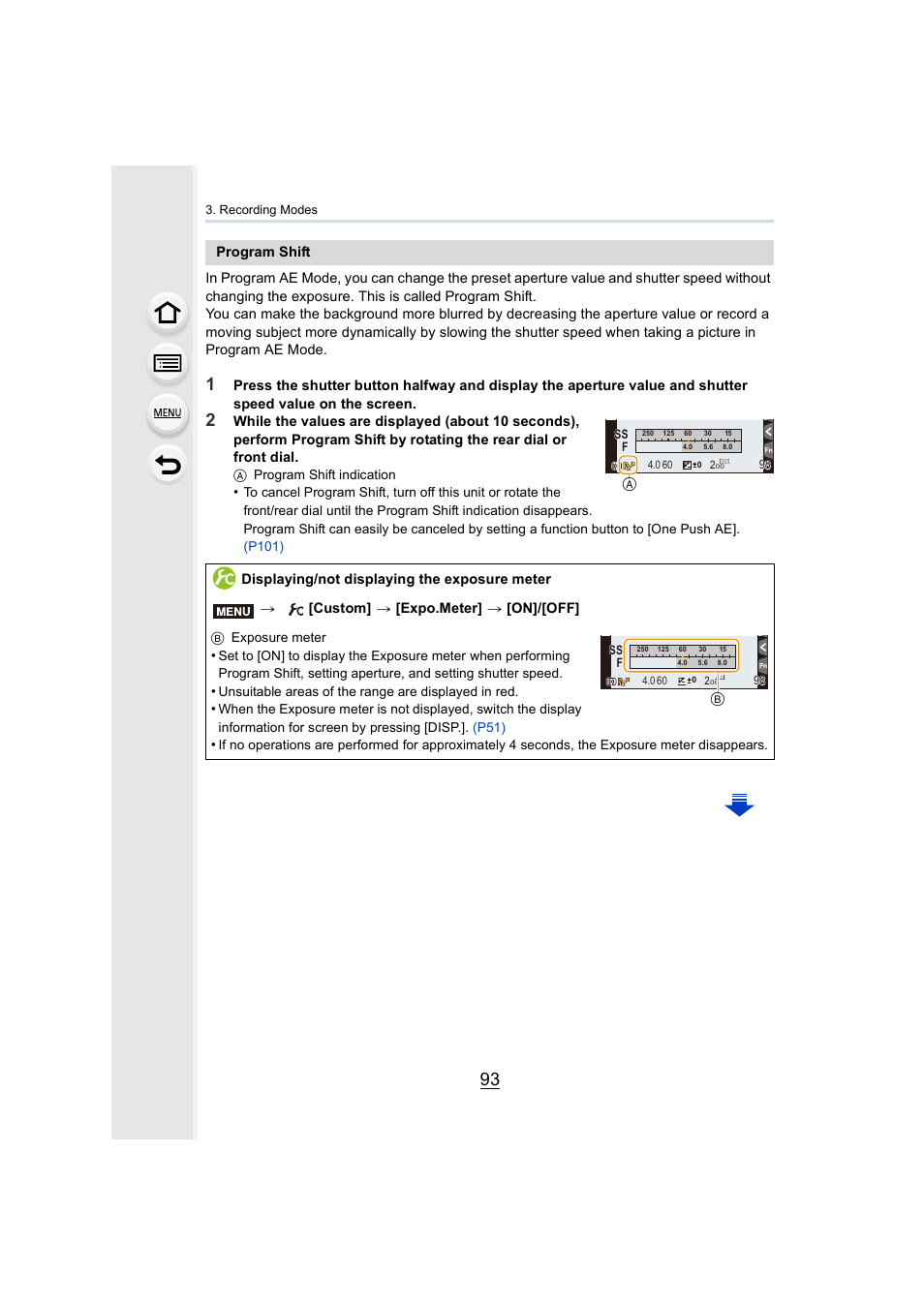 P93) | Panasonic Lumix DMC-G7 body User Manual | Page 93 / 411