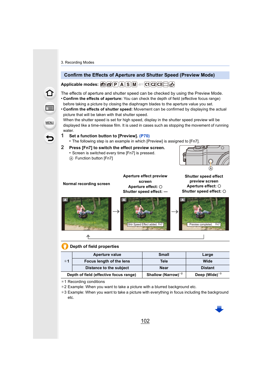P102, P102) | Panasonic Lumix GX8 User Manual | Page 102 / 403