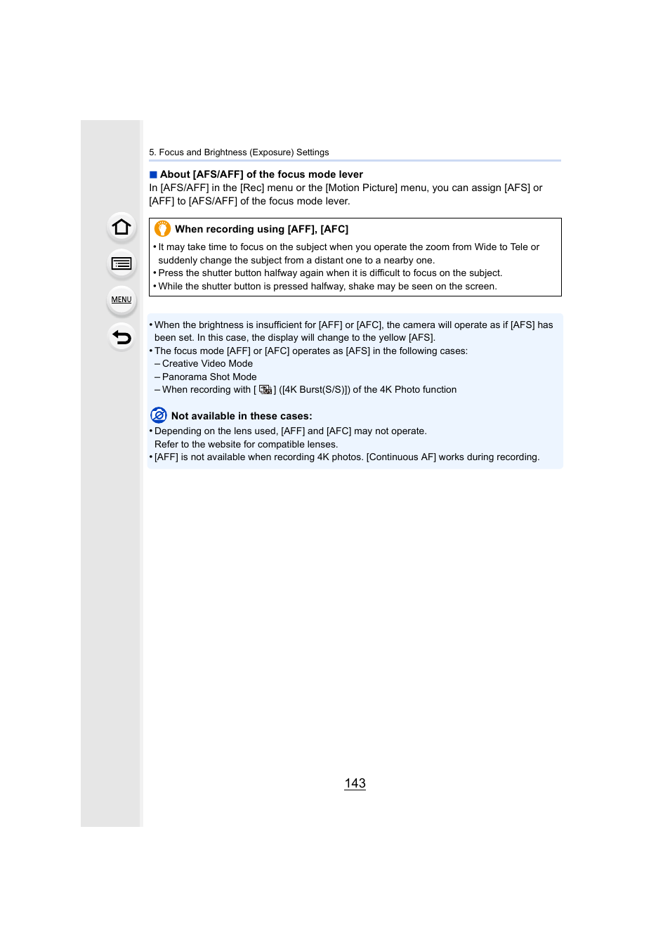 P143) | Panasonic Lumix GX8 User Manual | Page 143 / 403