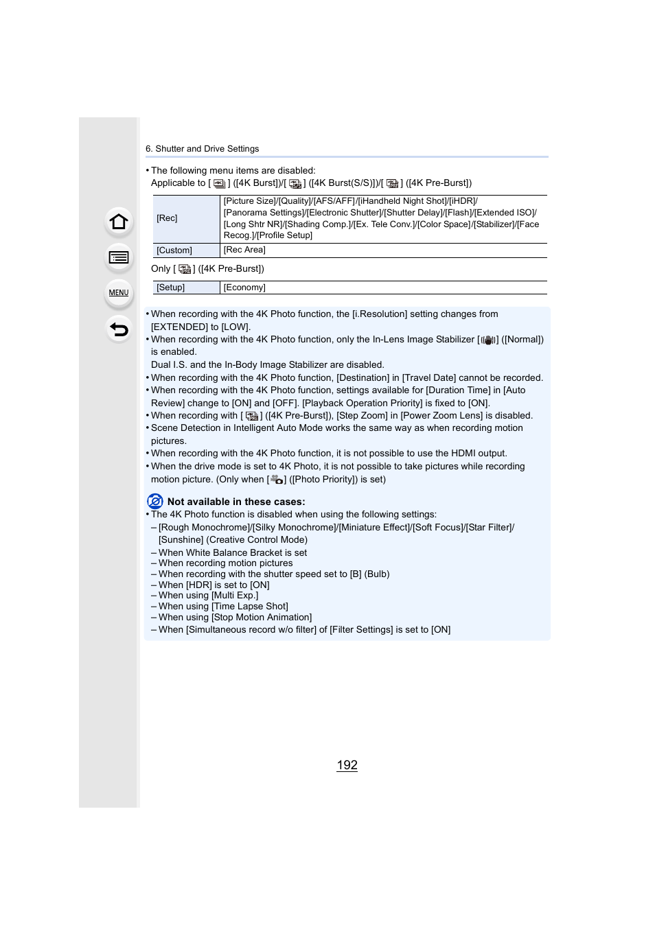 Panasonic Lumix GX8 User Manual | Page 192 / 403