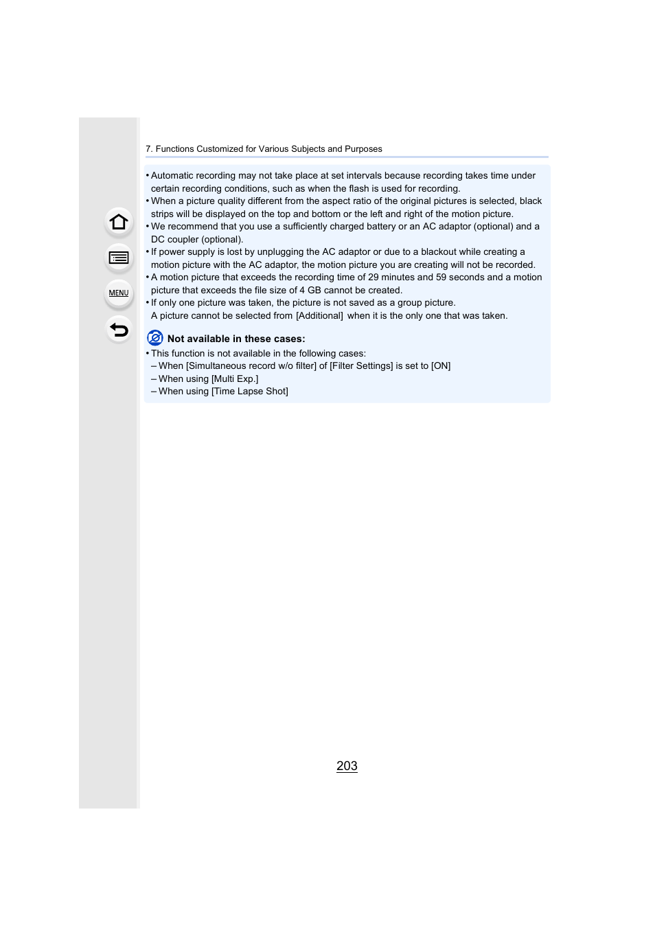 Panasonic Lumix GX8 User Manual | Page 203 / 403