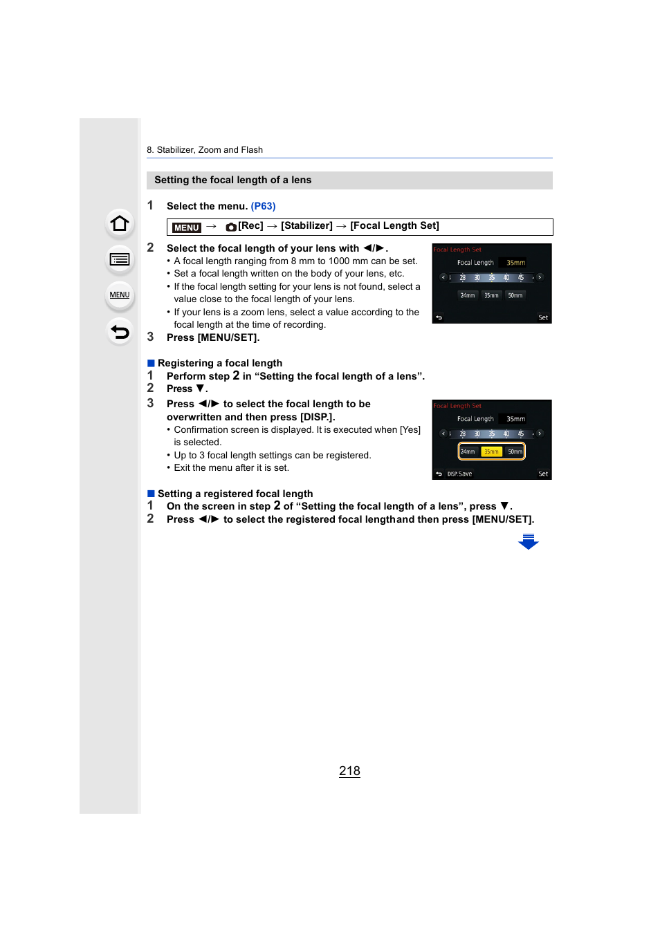 P218) | Panasonic Lumix GX8 User Manual | Page 218 / 403