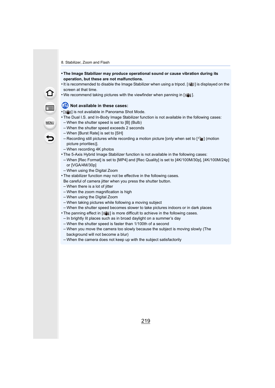 Panasonic Lumix GX8 User Manual | Page 219 / 403