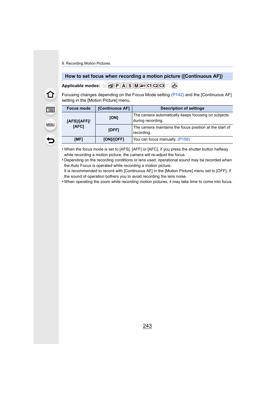 Panasonic Lumix GX8 User Manual | Page 243 / 403