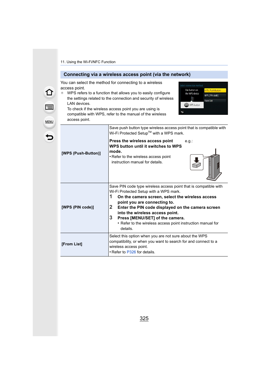 P325, P325) | Panasonic Lumix GX8 User Manual | Page 325 / 403