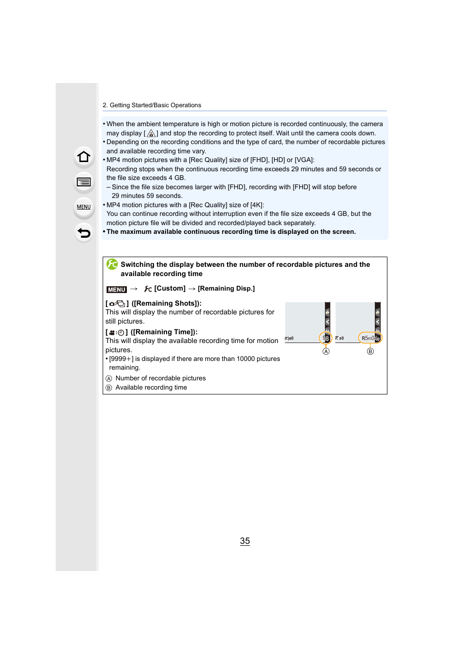 Panasonic Lumix GX8 User Manual | Page 35 / 403