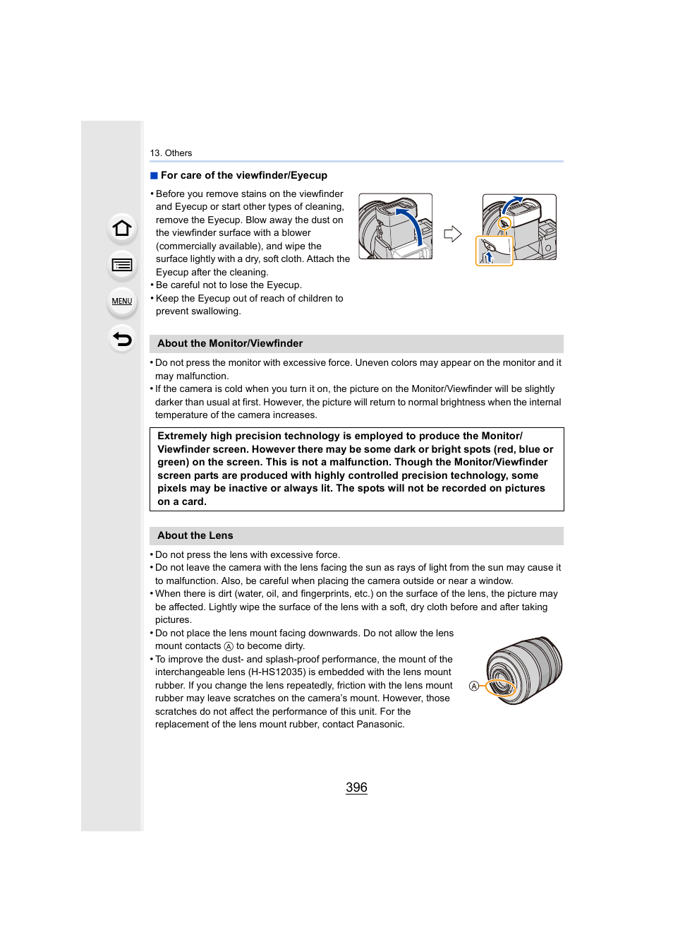 P396), Ubber | Panasonic Lumix GX8 User Manual | Page 396 / 403