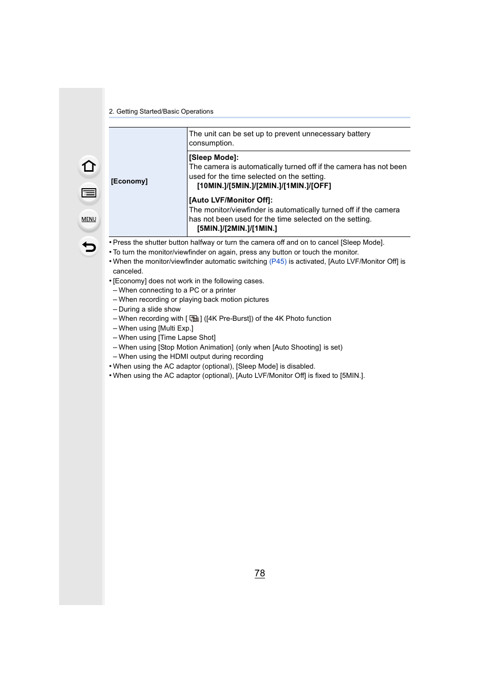 Panasonic Lumix GX8 User Manual | Page 78 / 403